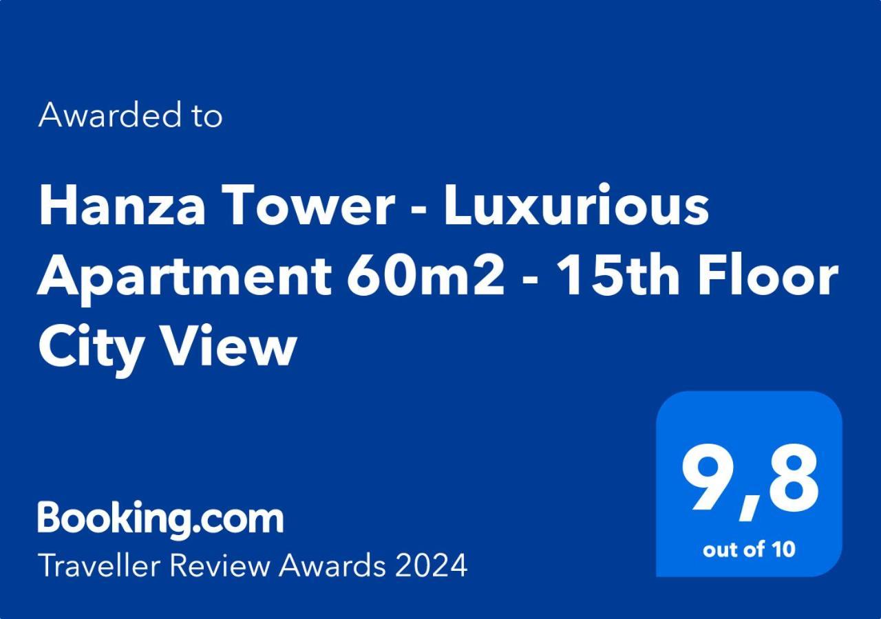 Hanza Tower - Luxurious Apartment 60M2 - 15Th Floor City View Estetino Exterior foto